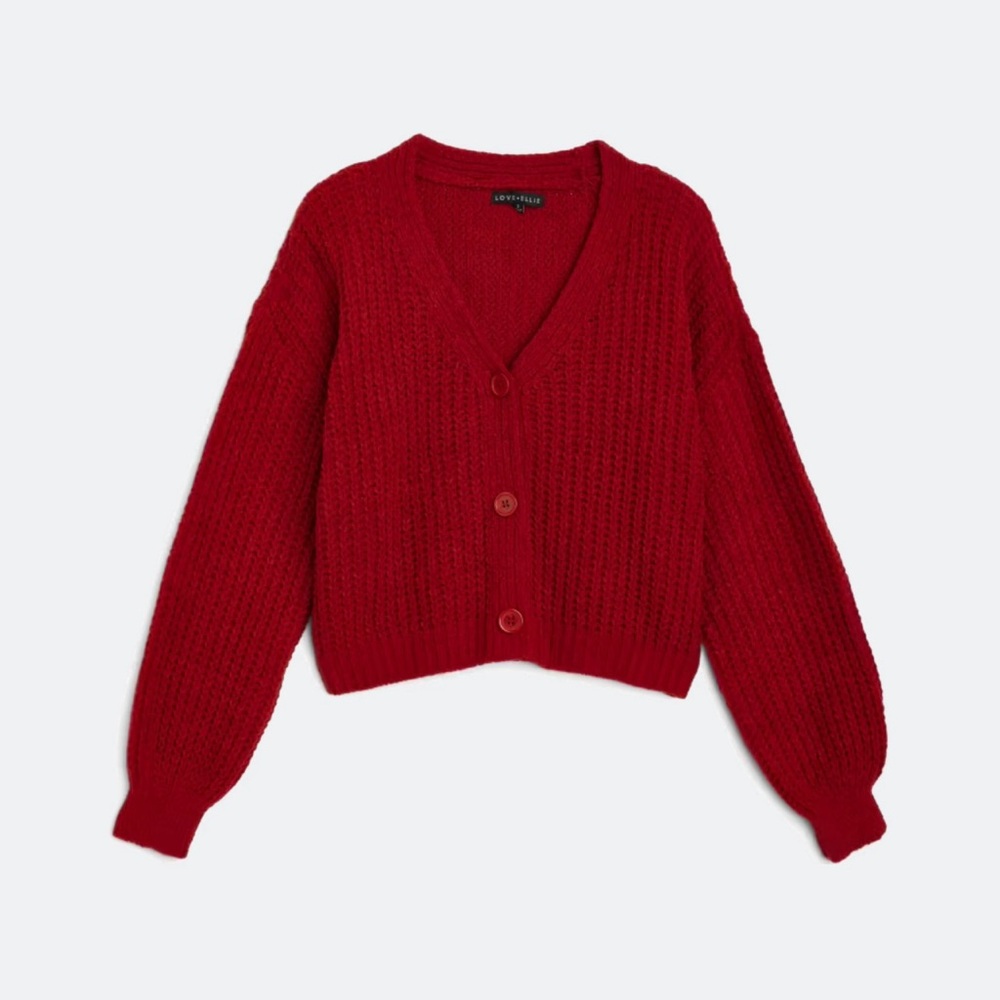 Love Ellie - Audrey cropped button front cardigan